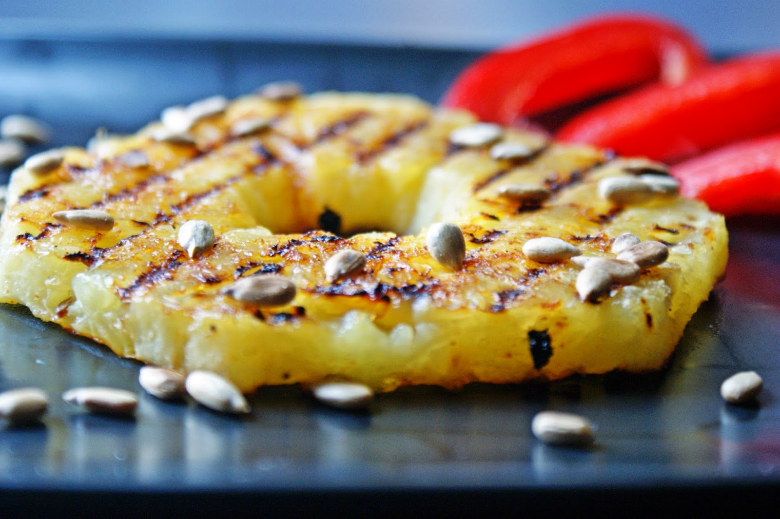 Grillowany ananas z chilli, czyli lekko deserowo